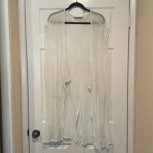 White pool/beach cover up by All Saints // Sz M/L